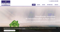 Desktop Screenshot of fleischhacker-immo.at